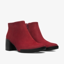 Camper Lotta Ankle Boots Red - Womens Singapore HPBJHR-064